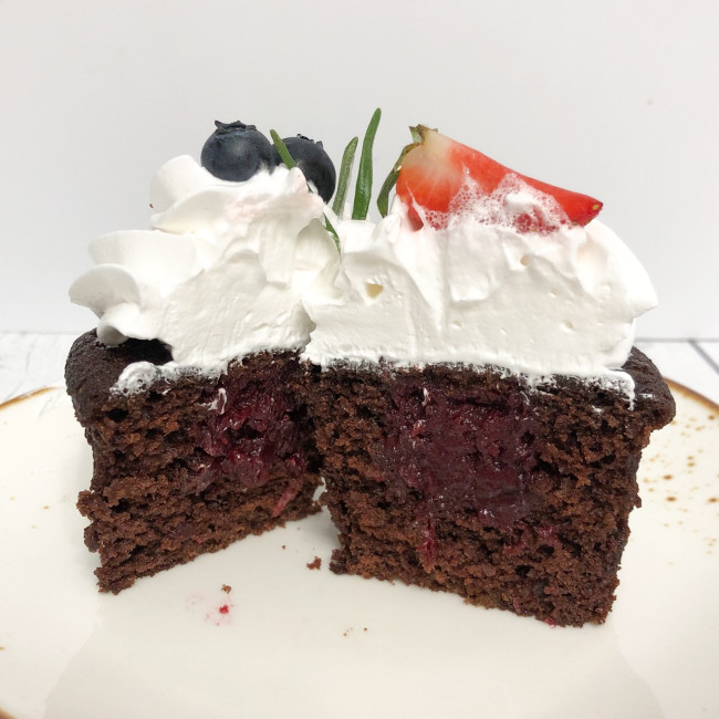 Капкейки «Вишня/шоколад»