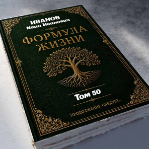 Торт-книга "Формула жизни"     