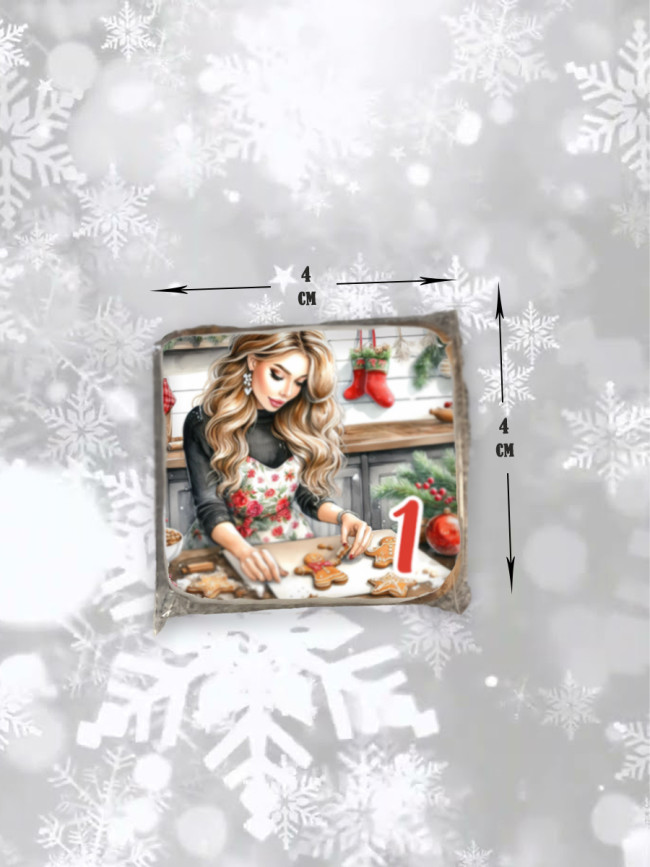 Пряничный Адвент-календарь для современной девушки
