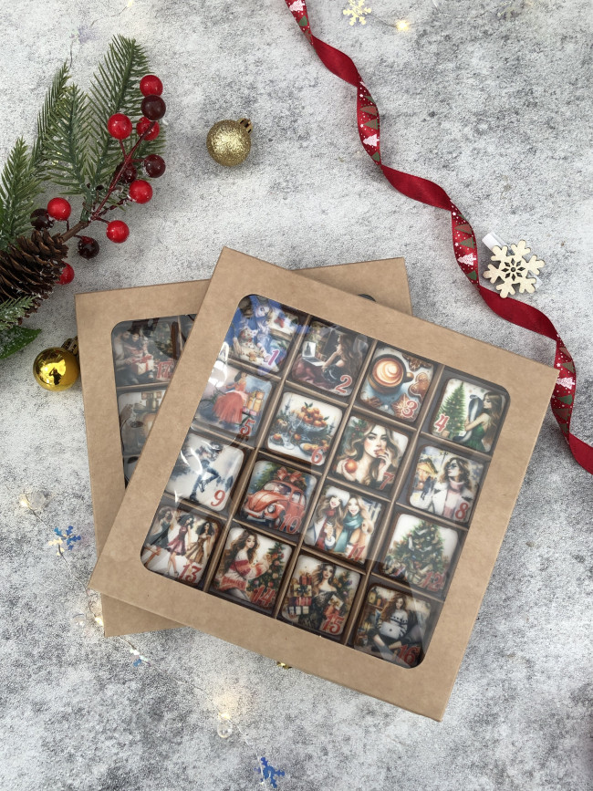 Пряничный Адвент-календарь для современной девушки