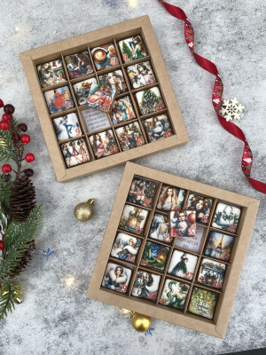 Пряничный Адвент-календарь для современной девушки