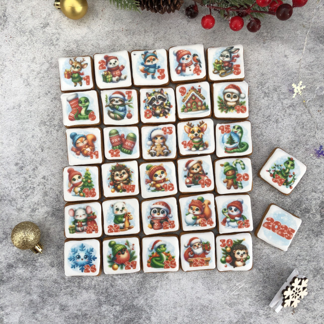 Пряничный Адвент-календарь 