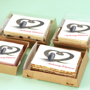 Торт-открытка "Любимому водителю"