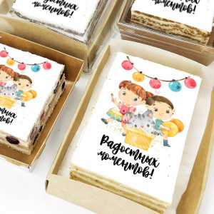 Торт-открытка "Радостных моментов"