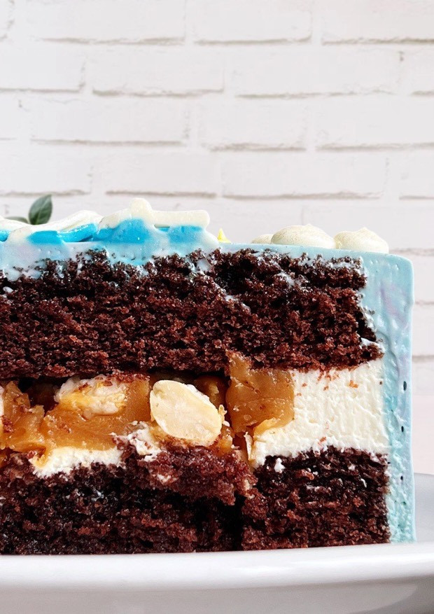 Бенто-торт "Любовь-это... Смотреть в одном направлении" 