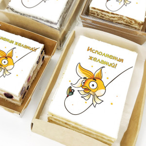 Торт-открытка "Рыбка"