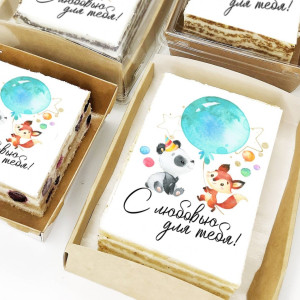 Торт-открытка "С любовью для тебя"