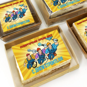 Торт-открытка "Супергерои"