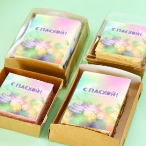 Торт-открытка "С Пасхой"