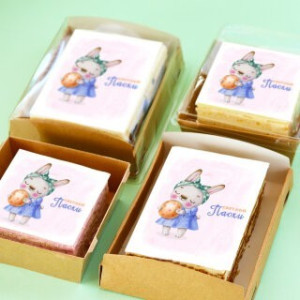 Торт-открытка "Светлой пасхи"