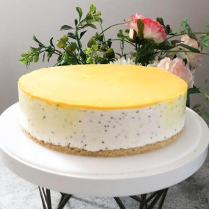  Торт-суфле «Птичье молоко» лимон/семена Чиа