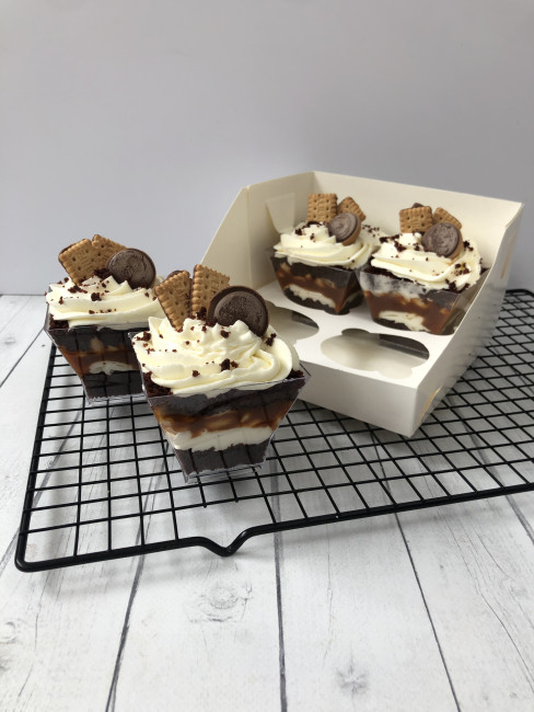 Трайфлы «Сникерс»