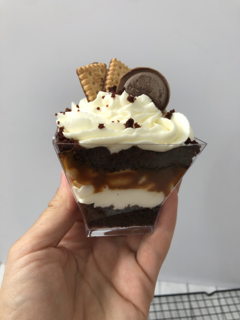 Трайфлы «Сникерс»