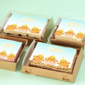 Торт-открытка "Цыплята"