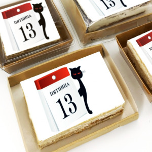 Торт-открытка "Календарь"