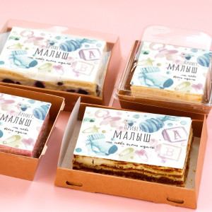 Торт-открытка "Привет, малыш"