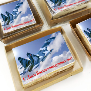 Торт-открытка "Самолет"