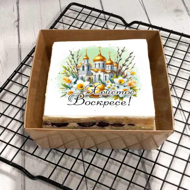 Торт-открытка "Храм"