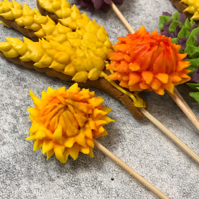 Букет 3D имбирных пряников "Мудрая сова"