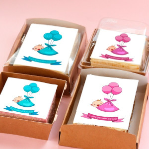 Торт-открытка "Шарики"