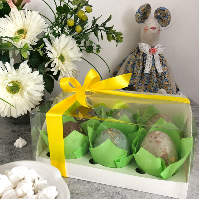 Набор пирожных картошка «Пасхальные Яйца», 6 шт