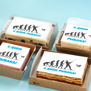 Торт-открытка "Эволюция"